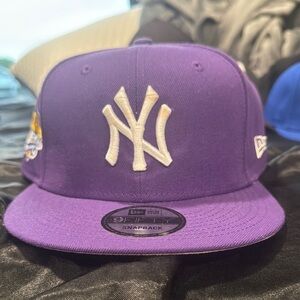 New Era Purple and White Snapback Cap